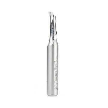 HSS Spiral Aluminum Cutting Single Flute Up-Cut 3/8 D x 1 CH x 1/2 - HSS by AMANA – High Speed Steel, Model 6014045077099
