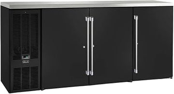 Perlick BBSN72 72" W Narrow Door 3 Section Back Bar Cabinet