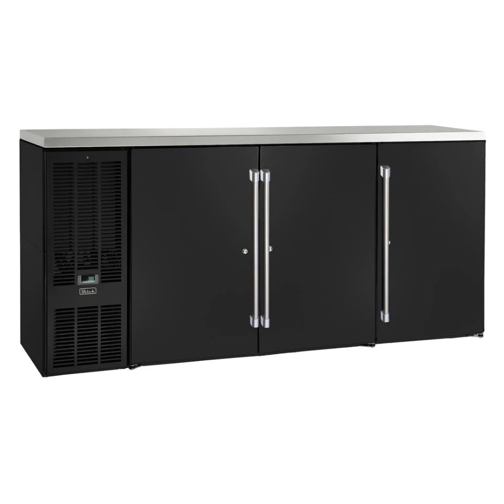 BBSN72 72" W Narrow Door 3 Section Back Bar Cabinet by Perlick – Commercial Grade