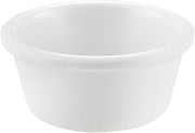 CAC Melamine Ramekin White 6oz 3 7/8", Box of 12