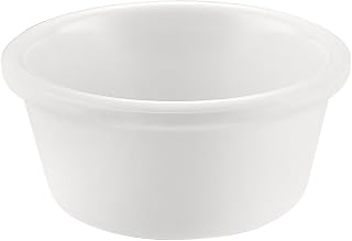 CAC Melamine Ramekin White 6oz 3 7/8", Box of 12