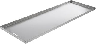 HUBERT Food Pan with Drain Holes Stainless Steel - 30" L x 10" W x 3/4" D