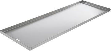 HUBERT Food Pan with Drain Holes Stainless Steel - 30" L x 10" W x 3/4" D