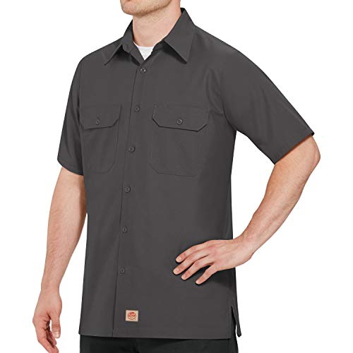 Red Kap X-Large Tall / Charcoal / Solid Rip Stop Shirt Tops