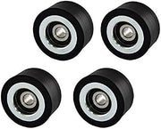 4PK - 2" BLACK SUPPORT WHEEL, ROLLER FOR ADC AMERICAN DRYER - 180050