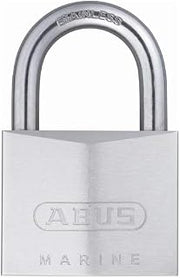 ABUS 75IB/50 B KA, 75168 75 Series Padlock Keyed Alike, SS Shackle (Pack of 10 pcs)