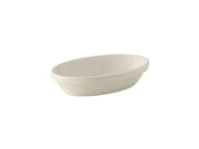 Vitrified China Oval Baker by Tuxton – 8 oz, 8 ounces, Vitrified China, Eggshell, Pack of 12