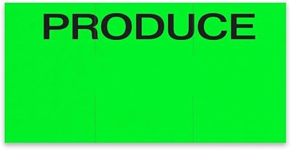 Price Mark Sales Produce Pricing Label Fluorescent Green | 17000/Box