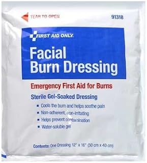 First Aid Only 91318: Facial Burn Dressing, 12" X 16"