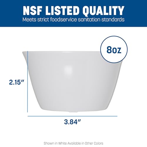 Carlisle FoodService Products Red / 24 / 8 ounces Bouillon Cups
