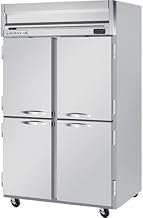 Beverage-Air Commercial Refrigerator Reach-In 2-Section Half Door Top Mount Hr2-1Hs