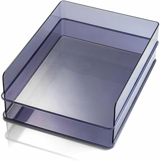 Officemate OIC21040 Recycled Letter Tray Gray - Pack of 2