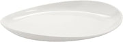 G.E.T. OP-1690-AW Heavy-Duty Shatterproof Plastic Oval Melamine Serving Platter, 16" x 9", American White