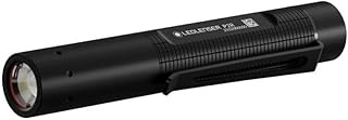 Ledlenser P2R LED Rechargeable Torch, 200 Lumens, USB-C, 90 m Zoom, IP54, 8 Hours Running Time, 36 g Light, USB-C Mini Light for Camping, Hiking, Dog Walking
