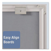 Quartet 1 / 16"W x 16"H / Silver Dry Erase Boards
