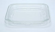 Pactiv Recessed PET Square Container Lid Fits 12, 16, 24, 32 oz. Square Deli Container, Clear | 960/Case