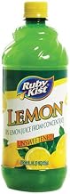 Clement Pappas Ruby Kist Lemon Juice, 32 Ounce - 12 per case.