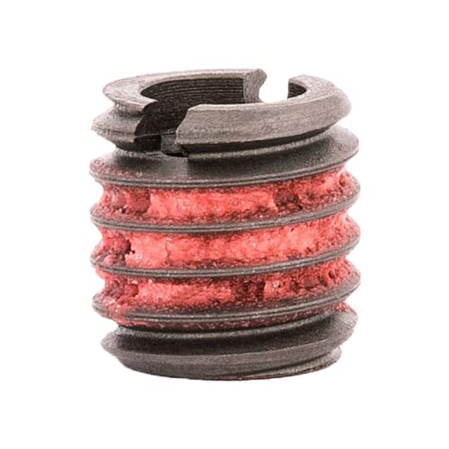 E-Z LOK Pack of 10 / 10 / 1/4-28 Internal Threads, 3/8-16 External Threads, 0.375 Length Thread Locking Inserts
