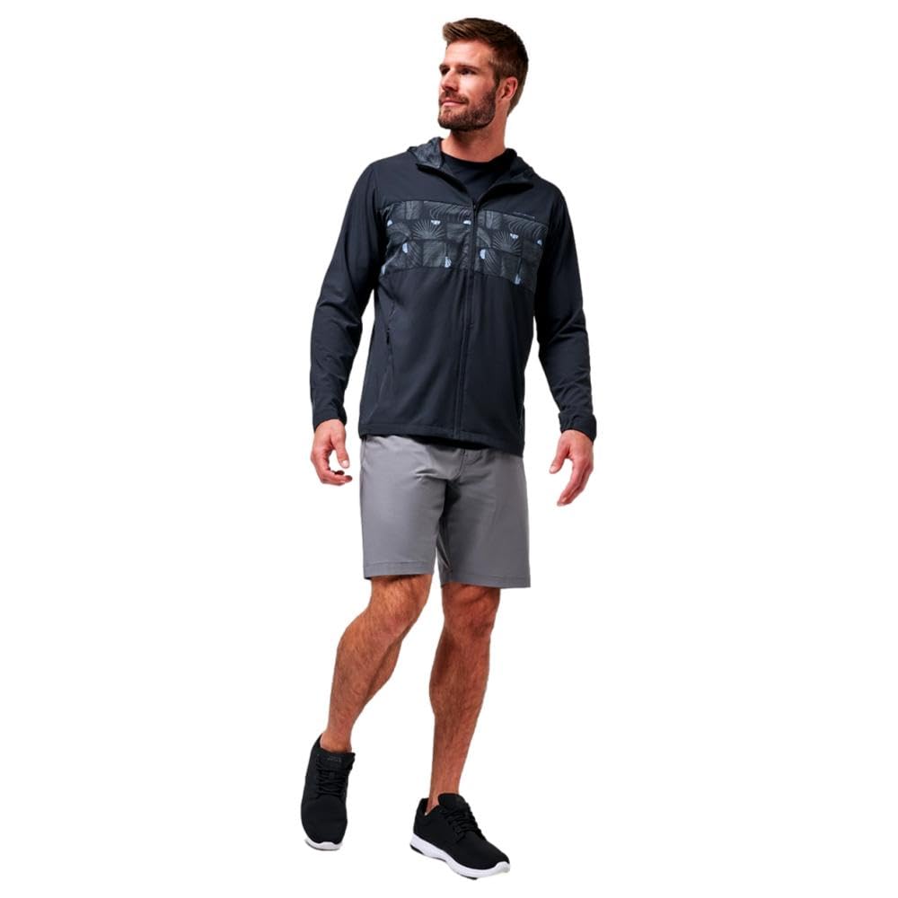 Men's Tech Hoodie CS Black XL by TravisMathew – Polyester Blend, Black, Model 1MAA124