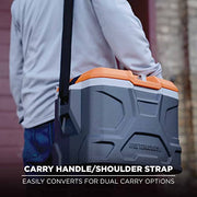 Ergodyne 17-Quart / Orange and Gray / Industrial Hard Sided Cooler - 17 qt Coolers
