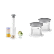 FastFreeze 0.5 Pint 5‑in‑1 Ice Cream Maker Bundle by Cuisinart – 0.5 pints