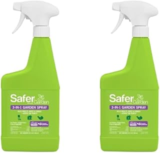Safer Brand 5452 3-in-1 32-Ounce Ready-to-Use Garden Spray (2 Pack)