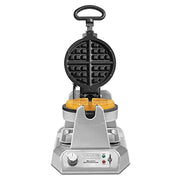 Waring Single Belgian Waffle Maker | 120V, 1200W / 12.5 x 17.88 x 10.5 inches / Silver Waffle Irons