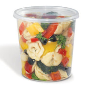 Placon 24 oz Deli Container by HOMEFRESH – 24 oz, Polypropylene, Clear, Model 22372