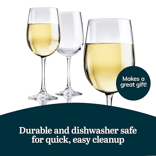 Libbey Classic White 6 / 6 count / Elegant Wine Glasses