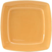 Tuxton China DYH-080L Plate, 8-1/8", square, wide rim, microwave & dishwasher safe, oven proof, fully vitrified, lead-free, ceramic, DuraTux, Pack of 12