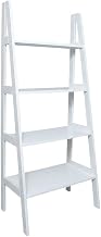 Furnifact White Bookcase with Modern Design, Sturdy Construction, Ample Storage Space, Versatile use for Home or Office, Sleek Finish