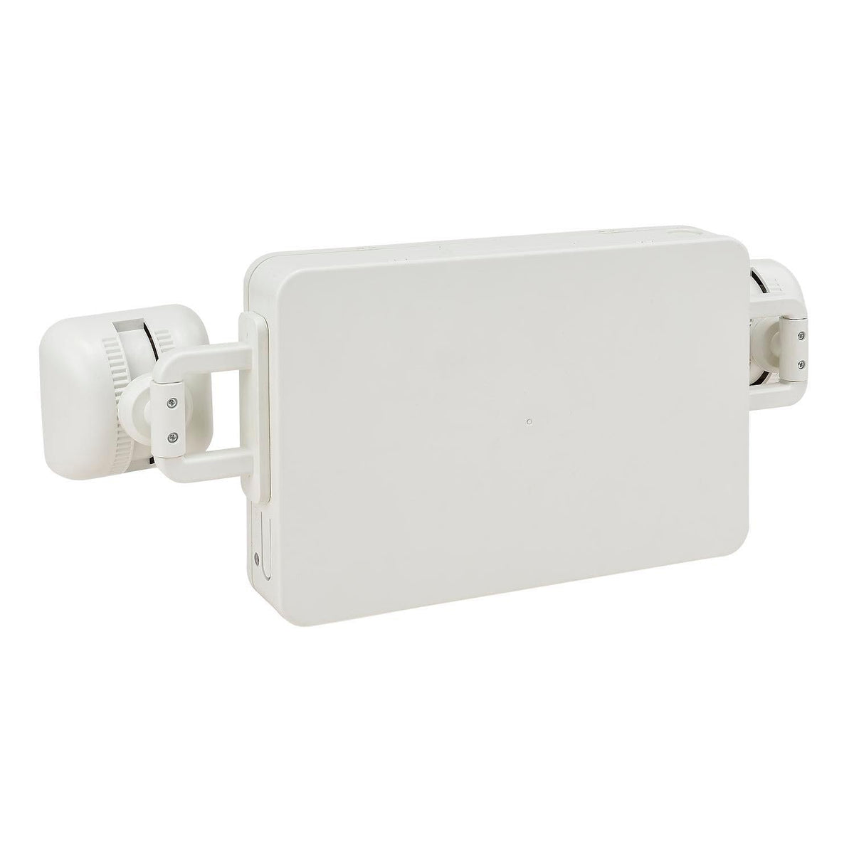 Combo LED Emergency Exit Sign by Global Industrial – 2.95"L x 8.4"W x 8"H, Plastic, Red, Model JLEC2RW