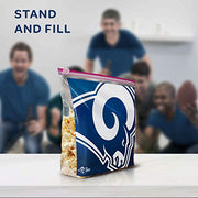Ziploc Los Angeles Rams / 20 Count (Pack of 1) / 1.0 gallons Food Storage Bags