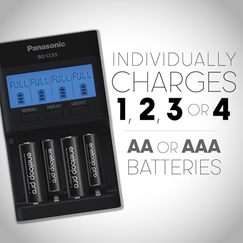 Panasonic (Pack of 1) / Battery Charger / Black Battery Chargers