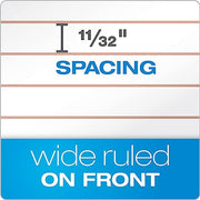 Ampad 70 Sheets / White / Legal/Wide Letter & Legal Ruled Pads