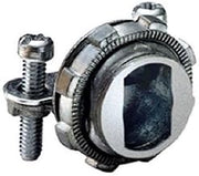 Bridgeport 566-DC2 1/2" KO Connector with Strap, Two Screws and Rectangular Throat (100)