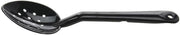 Hubert Perforated Black Polycarbonate Serving Spoon - 11"L
