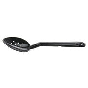 Perforated Black Polycarbonate Serving Spoon - 11"L by HUBERT – Medium, Polycarbonate, Black, Model 0410009.BLACK