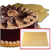 Vineland Packaging Double Wall Scalloped Corrugated Full Sheet Cake Board Gold by Vineland Packaging Corp – Paper, Gold, Model 16720