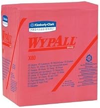 Kimberly-Clark KCC 41055 Wypall X80 Jumbo Roll Towel 12.5 x 13.4 Red - 475 Count