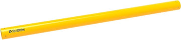 Global Industrial Protective Plastic Guard Rail, 9'L x 6" Diameter, Yellow