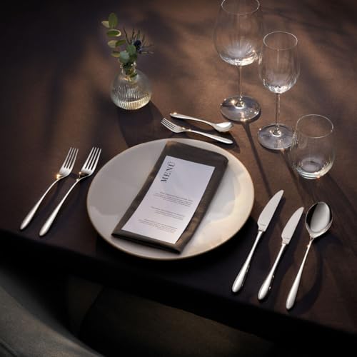Amefa Cube / Estandar / Black/White Dinner Forks