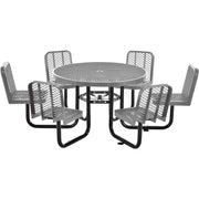 Global Industrial Grey / Onesize / Industrial Picnic Tables
