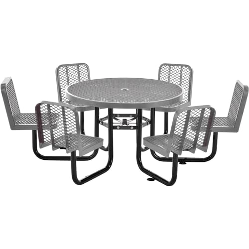 Global Industrial Grey / Onesize / Industrial Picnic Tables
