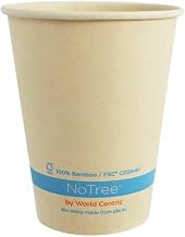 World Centric CU-SU-12C Bamboo Paper 12 Ounce Cold Cup - 1000 / CS