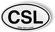CSL Cabo San Lucas Oval - Flexible Magnet - Car Fridge Locker - 3.5"