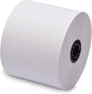 58 mm x 270 ft Iconex Sticky Media™ Linerless Label Full-Tack (12 Rolls), White