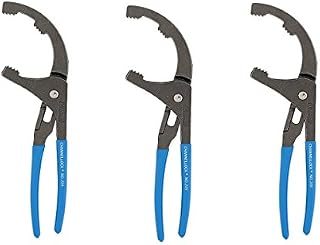 Channellock Slip-Joint Pliers 209 - Oil Filter Removal, PVC Handling, Plier Set - 9 in, 3-Pack
