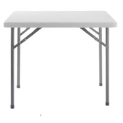 36" x 36" Plastic Folding Table by Global Industrial – 36" x 36" x 29", Plastic, White, Model INT-BT3636-21