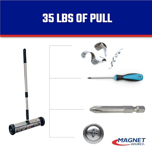Master Magnetics Silver / L / 13" Magnetic Sweepers